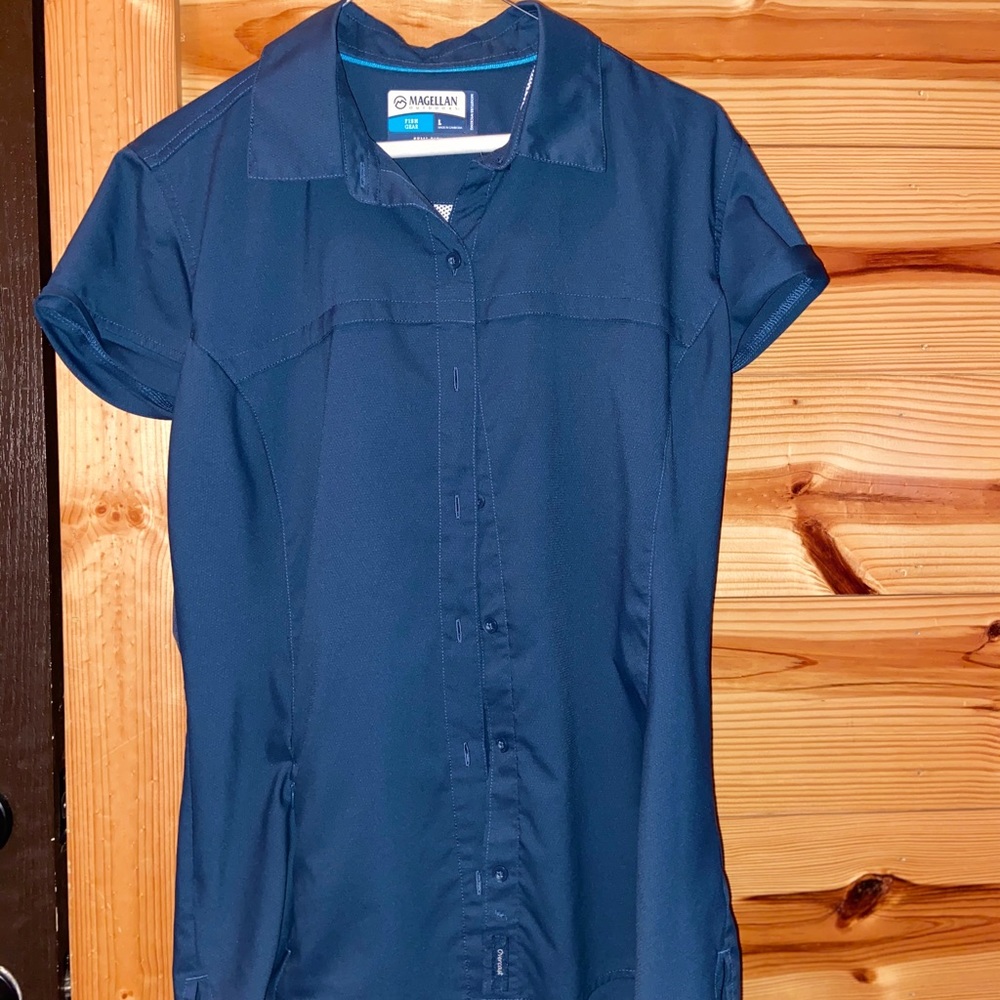 Blue Magellan Fishing Shirt